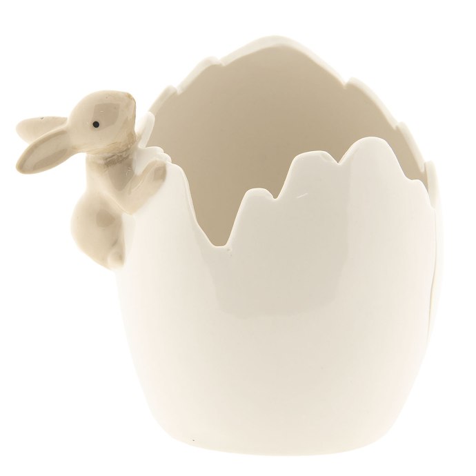 Dekoračná váza králik s vajíčkom