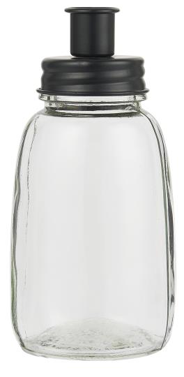 Svietnik metal tall lid